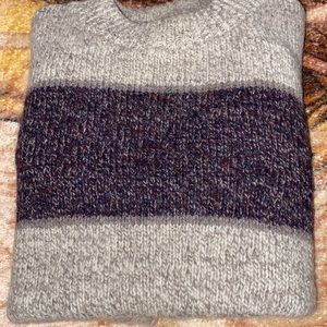 VINTAGE UNISEX ALPS KNIT SWEATER SIZE:M